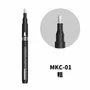 MKC-01  краска  Маркер хром/серебро толстый (2,5мм) Chrome Silver Marker Pen THICK 6970845569731