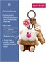 Брелок кофейный кот Капучино 7,5 см 249676270