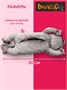 Мягкая игрушка кот Басик сонный 50см 696473652