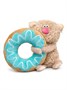 Кофейный кот Какао 16 см в пончике коллекция десерт 296095085