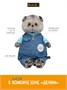 Кот Басик 30 см в комбинезоне Деним 589852443
