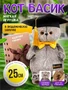 Мягкая игрушка Кот Басик в академической шапочке 25 см 317413328