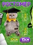 Мягкая игрушка Кот Басик в академической шапочке 25 см 317413328