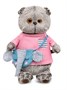 Кот Басик 30 см в футболке и с сумочкой - слоник 412203440