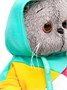 Кот Басик 25 см в разноцветной толстовке 391255012