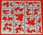 3831  инструменты для работы с краской  Трафарет цифровой камуфляж мелкий. 2000000143651