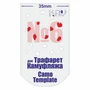 KAV CT 006  инструменты для работы с краской  Трафарет для камуфляжа №6 2000000222462