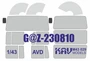 KAV M43 029  инструменты для работы с краской  Маска на остекление Г@З-230810 (AVD)  (1:43) 2000000222264