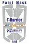 KAV M48 074  инструменты для работы с краской  Маска на остекление T-Harrier (Kinetic)  (1:48) 2000002120353