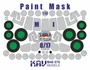 KAV M48 076  инструменты для работы с краской  Окрасочная маска на M&-8/17 Hip (Звезда)  (1:48) 2000002116882