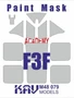 KAV M48 079  инструменты для работы с краской  Окрасочная маска на Grumman F3F (Academy)  (1:48) 2000002171607