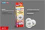 Мячи Start line Standart 2* New (3 шт, бел.) 8337