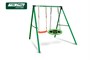 Качели SLP SYSTEMS 2 секции + лодочка красная + гнездо зеленое slpmk2-101-TS40