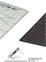 AT-CA3  рабочее место моделиста  Коврик формата A3 (450мм*300мм*2мм) Cutting Mat 6970845560110