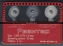 4947  ручной инструмент  Набор ревитеров d 15 мм, шаг - 0,65/0,75/0,8 мм, 3 шт. 2000000161518