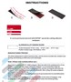 AS-RD15  ручной инструмент   Алюминиевая пластина для шлиф. бумаги (Красная) 4шт. 6970845560820