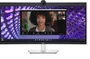 34.14" Монитор Dell P3424WEB,  3440x1440,  IPS,  1хHDMI,  1хDP,  изогнутый, черный и серебристый 2060413