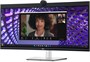 34.14" Монитор Dell P3424WEB,  3440x1440,  IPS,  1хHDMI,  1хDP,  изогнутый, черный и серебристый 2060413