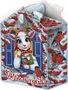 Новогодний подарок Домик-раскраска (плотный картон) 1300г 269у