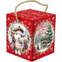 Новогодний подарок Куб Ретро (картон премиум) 1000г 302у