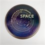 Плакетка Plaque, круглая, венге с золотистой пластиной 20453.00
