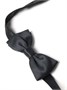 Однотонный галстук-бабочка Brunello Cucinelli Kids, черный 47678597