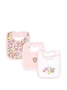 Комплект из трех нагрудников Teddy Bear Moschino Kids, розовый 47683368
