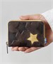 Кошелек-застежка-молния MOZ star★ серия, мини-кошелек, картхолдер, зеленый 48071630