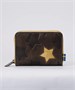 Кошелек-застежка-молния MOZ star★ серия, мини-кошелек, картхолдер, зеленый 48071630