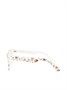 Очки-«Кошачий глаз» с цветочным принтом Dolce & Gabbana Eyewear, белый 44812133