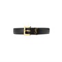 Saint Laurent Женский кожаный ремень, черный 4504755