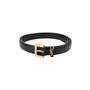 Saint Laurent Женский кожаный ремень, черный 4504755