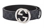 Мужской ремень Gucci, черный 10435645
