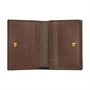 GUCCI Кошелек Ophidia Canvas With Leather, картхолдер женский Ebony/Brown 30672511