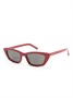 Saint Laurent Eyewear солнцезащитные очки «кошачий глаз» SL277, красный 15825278