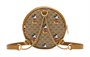 Рюкзак Gucci Disney с Микки Маусом, круглый, из ткани GG Supreme с кожаными деталями 26463956