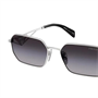 PRADA Прямоугольные солнцезащитные очки, Silver 28008245