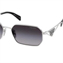 PRADA Прямоугольные солнцезащитные очки, Silver 28008245