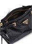 Женская кожаная сумка Prada с пряжками и золотистой фурнитурой 15682925
