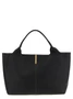 Средняя шоппер-сумка «EBR» TOD'S, черный 47340108