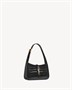 LE 5 À 7 из лакированной кожи с тиснением под крокодила SAINT LAURENT, черный 47373849