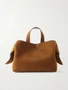 Замшевая сумка-тоут Musubi с узлом Acne Studios, коричневый 47338119