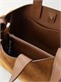 Замшевая сумка-тоут Musubi с узлом Acne Studios, коричневый 47338119