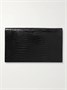 Клатч Uptown из лакированной кожи с тиснением под крокодила SAINT LAURENT, черный 47323796