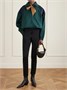 Миниатюрная кожаная сумка Amalia на плечо SAINT LAURENT, черный 47345820