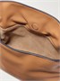 Миниатюрный кожаный клатч Flamenco LOEWE, коричневый 47323640