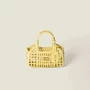 Кожаная корзина MIU MIU, золотой 47368289
