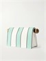 La Plage клатч из полосатого хлопка с кожаной отделкой JACQUEMUS, синий 47324428