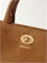 Кожаная замшевая сумка-тоут BURBERRY, коричневый 47338928