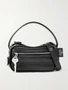 Кожаная сумка через плечо с украшением Camero Kit Acne Studios, черный 47351196